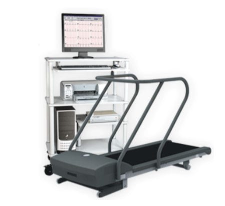Stazione per prova da sforzo cardiaca - Vega 201 - Recorders & Medicare Systems - con tappeto scorrevole