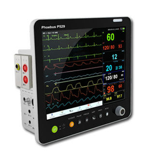 Monitor di segni vitali portatile - Phoebus P529 - Recorders & Medicare Systems - modulare / compatto / comodino