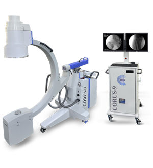 Amplificatore di brillanza mobile - Corus 9 - Recorders & Medicare Systems - con tubo intensificatore di immagine / con colonna video