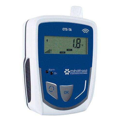 Registratore di dati di temperatura - CTS2PRF-TA - MEDIFROID - per tracciabilità di temperatura / con radiotecnologia / di gestione delle allerte