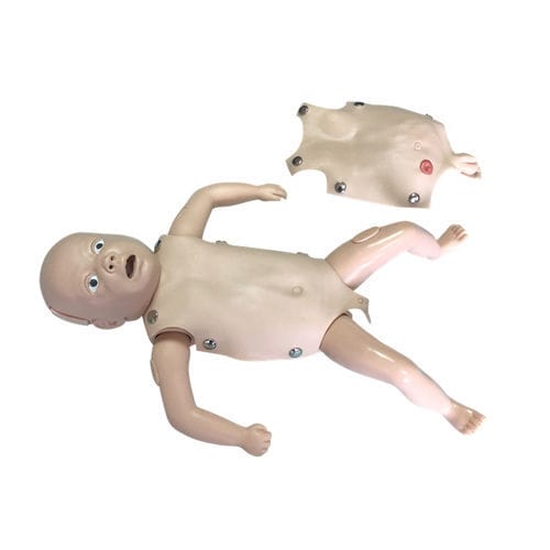 Manichino didattico neonatale - XC-424 - Xincheng Scientific Industries Co., Ltd. - per cure pediatriche / per iniezioni / per cataterismo