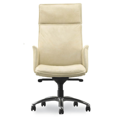 Sedia da ufficio con braccioli - EDGE - Cabot Wrenn - con rotelle / con schienale alto / pneumatica