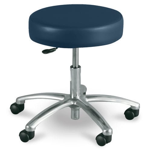 Sgabello per struttura sanitaria - 440  - Champion - ad altezza regolabile / con rotelle / blu