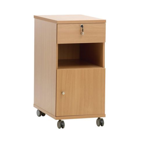 Comodino con rotelle - WILSOC6802 - Knightsbridge Furniture - modulare / a scomparti