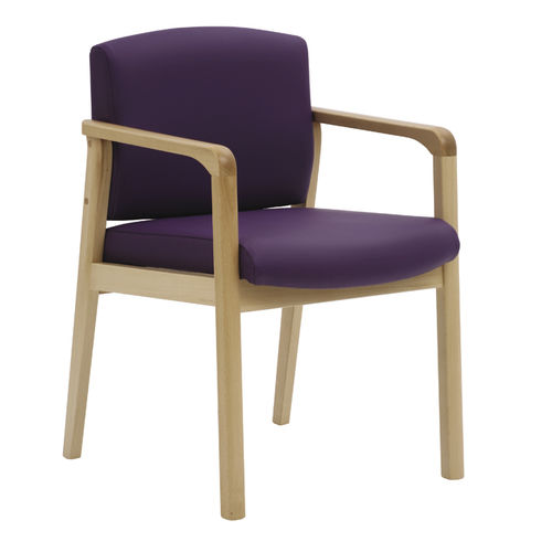 Sedia per sala d'attesa - DALTON UPRIGHT - Knightsbridge Furniture - per mensa / bariatrica / con braccioli