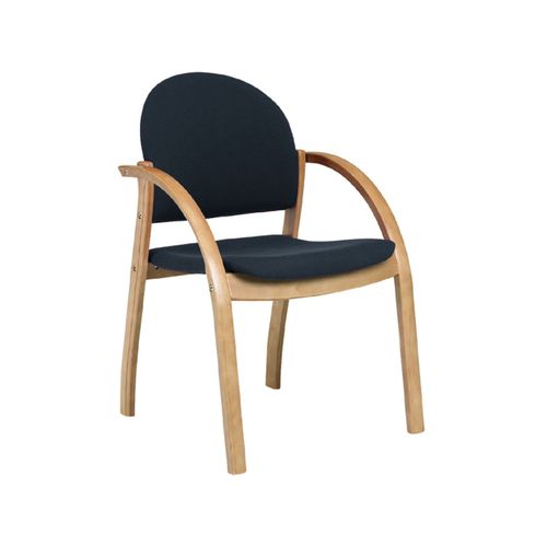 Sedia impilabile - DELTA STACKING - Knightsbridge Furniture - per mensa / con braccioli / ergonomica
