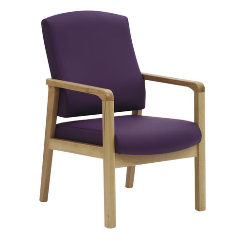 Sedia da ufficio per sala d'attesa - DALTOK6002 - Knightsbridge Furniture - per camera bianca / con braccioli / ergonomica
