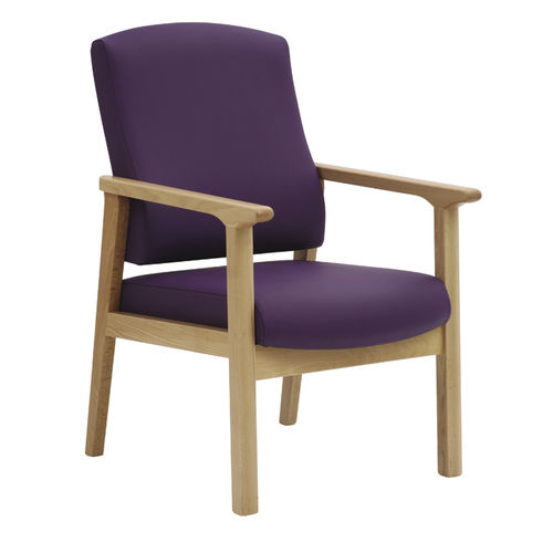 Sedia da ufficio per sala d'attesa - DALTOK6022 - Knightsbridge Furniture - per camera bianca / con braccioli / ergonomica