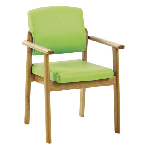 Sedia per sala d'attesa - HAMILK2039 - Knightsbridge Furniture - per mensa / con braccioli / impilabile