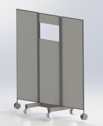 Pannello schermante di radioprotezione raggi X - Parflex Screen Systems - mobile / con finestra