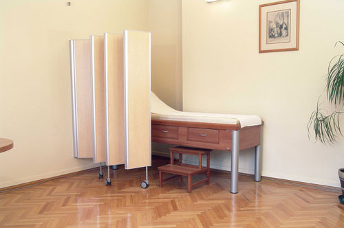 Paravento medicale con rotelle - Parflex Screen Systems - con supporto murale / pieghevole