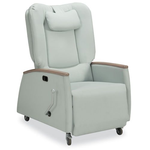 Poltrona da riposo inclinabile - Kangaroo  - IoA Healthcare - manuale / con rotelle / con poggiagambe
