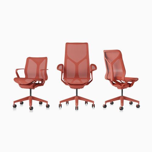 Sedia da ufficio con braccioli - Cosm - Herman Miller - con rotelle / con schienale alto / ergonomica