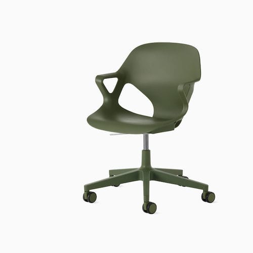 Sedia per adulti - Zeph - Herman Miller - con braccioli / con rotelle / ad altezza regolabile