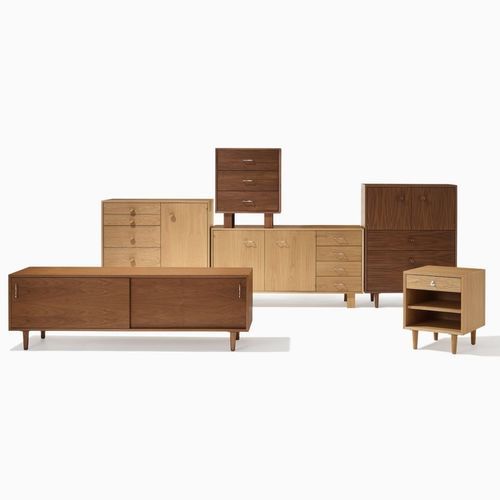 Armadio contenitore - Nelson - Herman Miller - con cassetti / con sportello / marrone