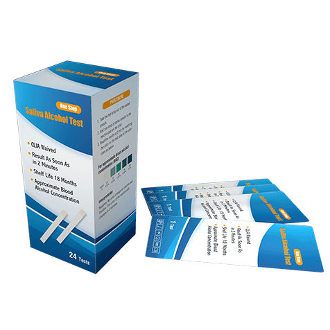 Kit di test per tossicologia - W53-S-100BX - Guangzhou Wondfo Biotech Co.,Ltd - per alcool / di saliva / CLIA