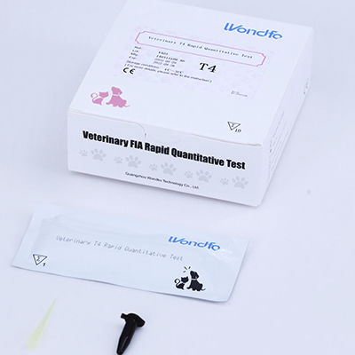 Kit di test veterinario - Guangzhou Wondfo Biotech Co.,Ltd - per animali / di T4 totale / di siero