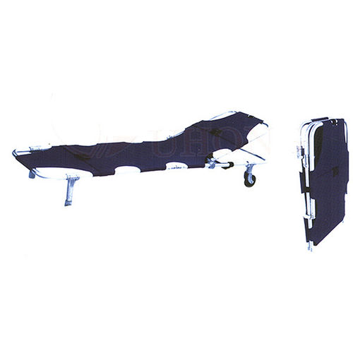 Barella di emergenza - SH-002 - Jiangsu Suhong Medical Instruments - pieghevole / con rotelle / a 2 sezioni