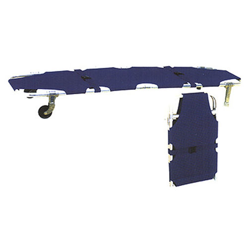 Barella di emergenza - SH-001 - Jiangsu Suhong Medical Instruments - pieghevole / con rotelle / in alluminio