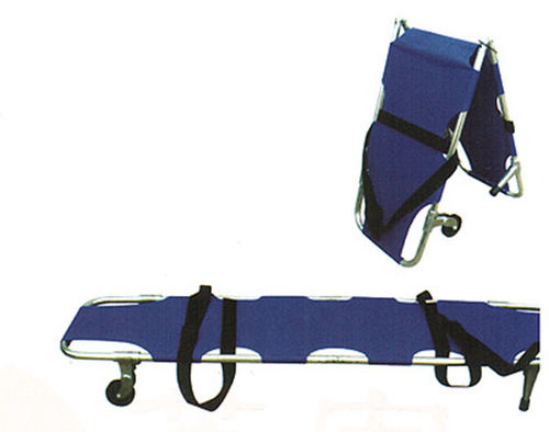 Barella di emergenza - SH-8115 - Jiangsu Suhong Medical Instruments - pieghevole / con rotelle / in alluminio