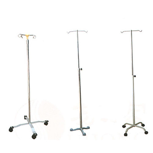 Asta portaflebo a pavimento - Jiangsu Suhong Medical Instruments - 2 ganci / telescopica