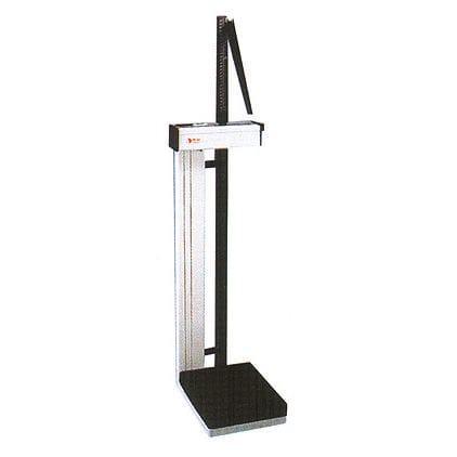 Bilancia pesapersone meccanica - SH-8105 - Jiangsu Suhong Medical Instruments - a colonna / con contrappesi / con metro