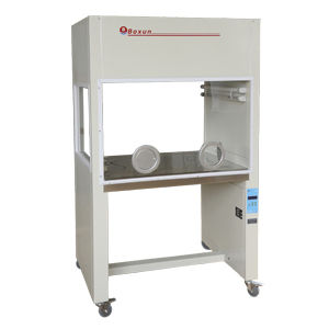 Banco pulito per aspirazione chimica - SW-CJ-1FD - Shanghai Boxun Indusrty & Commerce Co.,Ltd - da laboratorio / con rotelle / a flusso laminare verticale