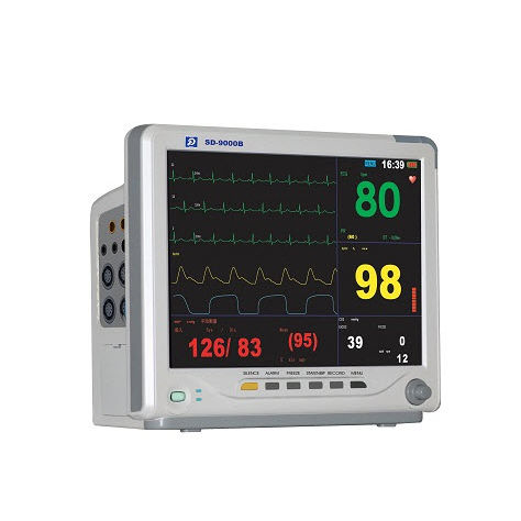 Monitor paziente da tavolo - SD-9000B - Jiangsu Hongdu Medical Technology - ECG / RESP / TEMP