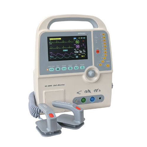Defibrillatore esterno automatico - HD-8000C - Jiangsu Hongdu Medical Technology - manuale / bifasico / con monitor multiparametrico