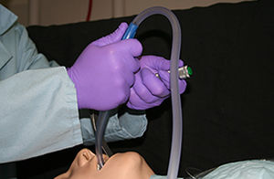Cannula di aspirazione - DuCanto ®  - SSCOR - per intubazione orofaringea / di Yankauer / curva