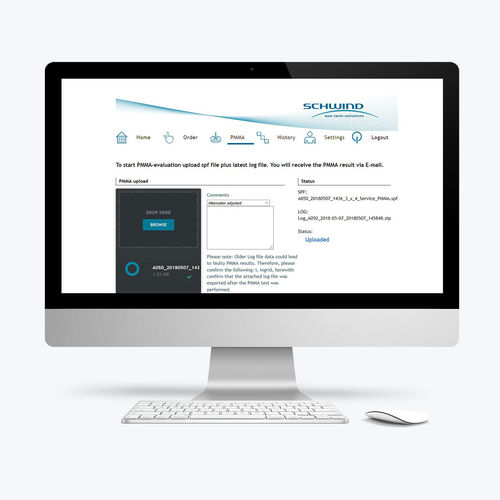 Piattaforma medico - SCHWIND eye-tech-solutions - di trattamento / di prova / di importazione d'immagini mediche