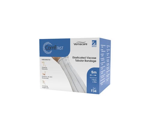 Bendaggio tubolare elastico - ComfiFAST™ Blue Line - F34 - Vernacare - traspirante