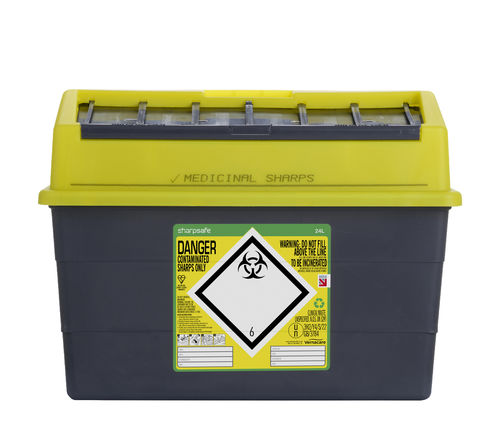 Contenitore per rifiuti - 5120XXXX - Vernacare - sicuro / di grandi dimensioni
