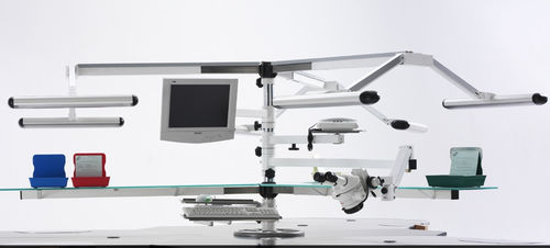 Supporto da ufficio - TOWER SYSTEM - CATO - per tastiera / per lampada / per monitor