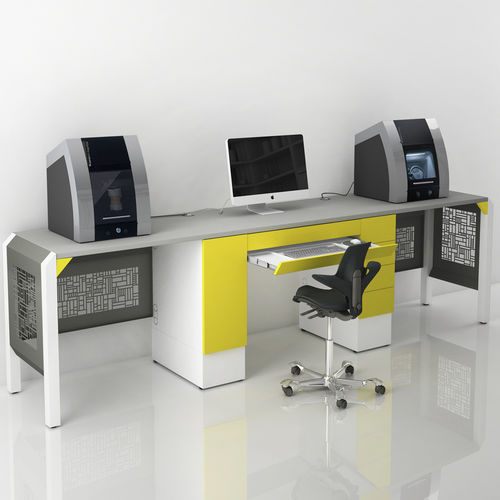 Postazione di lavoro per laboratorio odontotecnico con cassetti - COMP.22 - CATO