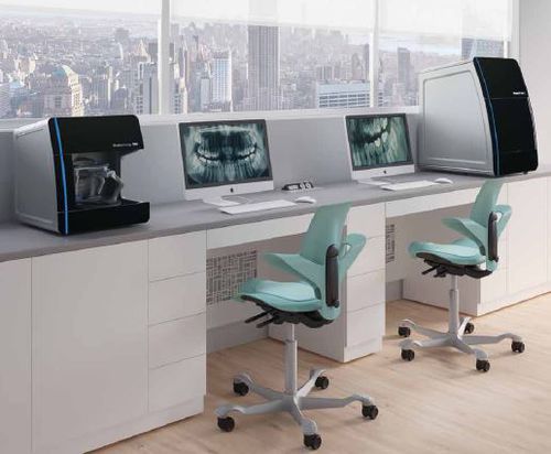 Postazione di lavoro per laboratorio odontotecnico didattica - COMBY - CATO - doppia
