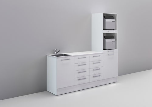 Armadio per sala di sterilizzazione - SHINY - CATO - di sterilizzazione / per strumenti odontoiatrici / con cassetti