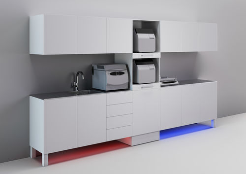 Armadio per sala di sterilizzazione - SHINY - CATO - di sterilizzazione / per strumenti odontoiatrici / con cassetti