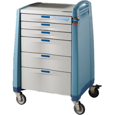 Carrello medico - Soterix Medical - per dispositivi medici / per apparecchio / di stoccaggio