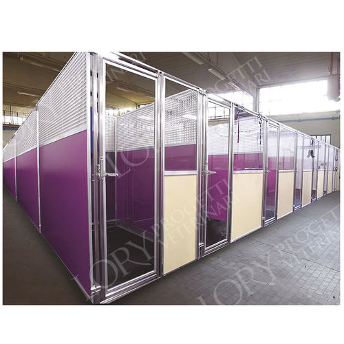 Gabbia veterinaria modulare - BOX003 series - Lory Progetti Veterinari srl - in acciaio inossidabile