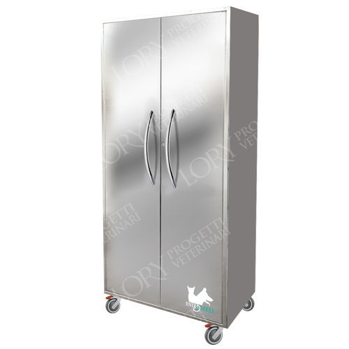 Armadio per endoscopio - END002 - Lory Progetti Veterinari srl - per studio veterinario / con rotelle / con sportello