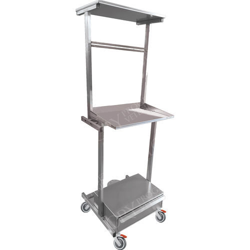 Carrello per anestesia - ANE003/A - Lory Progetti Veterinari srl - per studio veterinario / per dispositivi medici / di trasporto