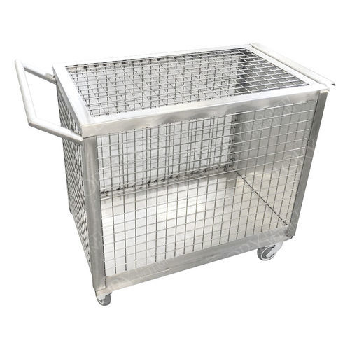 Gabbia veterinaria modulare - GA003 - Lory Progetti Veterinari srl - con rotelle / in acciaio inossidabile / a 1 modulo