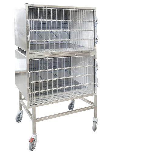 Gabbia veterinaria di isolamento - GA052 - Lory Progetti Veterinari srl - per gatti / per cani / modulare