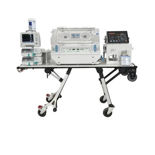 Incubatrice neonatale di trasporto - HB2000 - Rooe Medical - con rotelle / elettrica / con 4 finestre operative