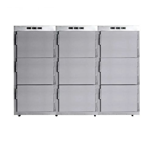 Cella mortuaria 9 salme - GA309  - Rooe Medical - a carico frontale / con rotelle / con porta