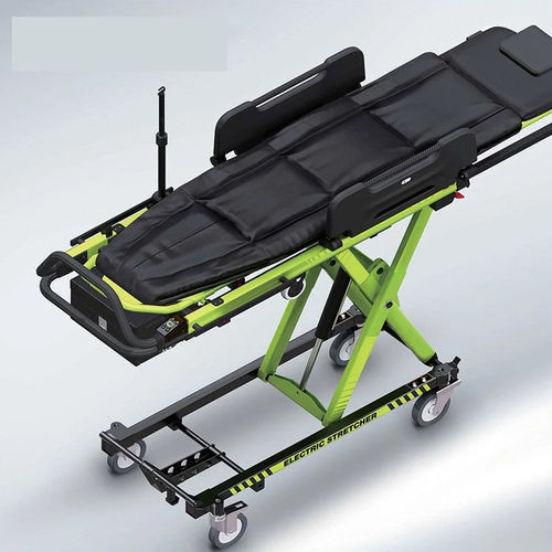 Barella con carrello da trasporto - EA-3AD Pro - Rooe Medical - di emergenza / per traumatologia / elettrica