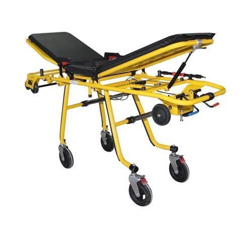 Barella con carrello da trasporto - EA-3E1 - Rooe Medical - di emergenza / manuale / pieghevole