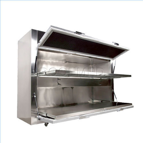 Cella mortuaria frigorifera 2 salme - GA302/3 - Rooe Medical - 3 salme / con carico trasversale / con porta