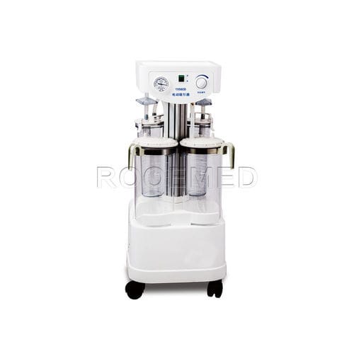 Aspiratore chirurgico elettrico - YX980D - Rooe Medical - per drenaggio chirurgico e sbrigliamento / con rotelle